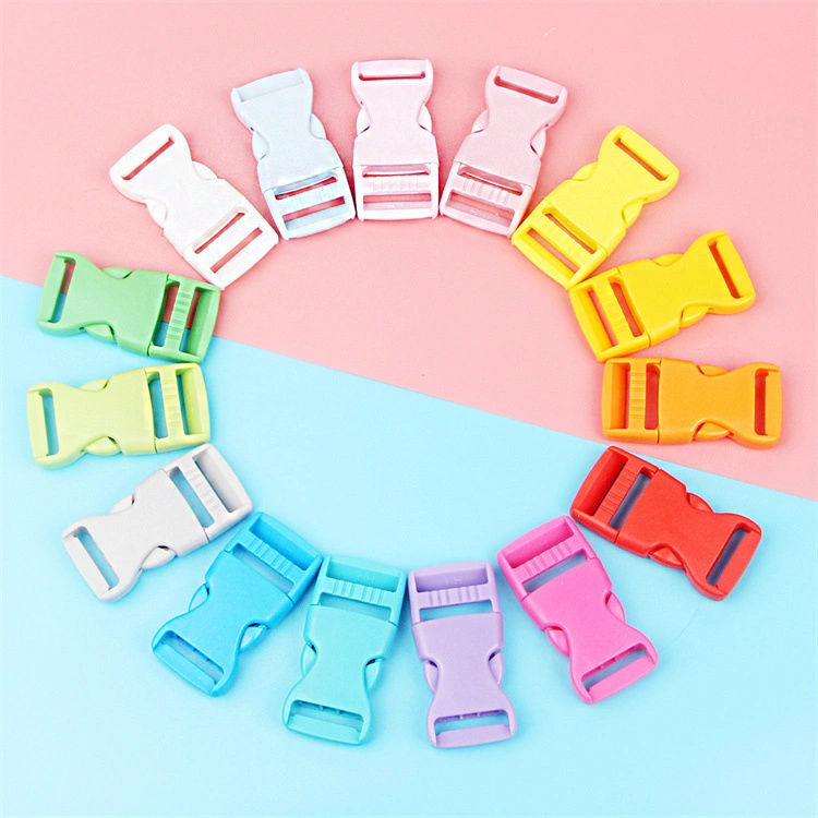 Fashion Colorful Plastic Adjustable Quick Breakaway Side Release Safety Plastic Buckle