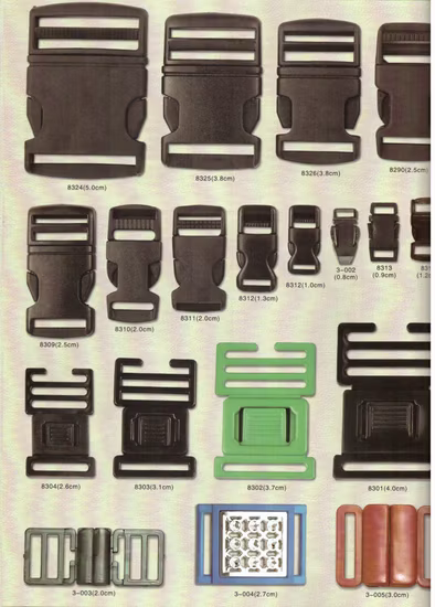 배낭 조절 가능한 플라스틱 퀵 사이드 릴리스 버클